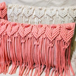 Breeze Macramé cushion