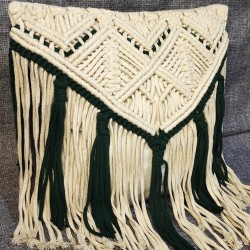 Ishraq Macramé cushion