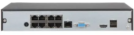 DAHUA NVR1108HS-8P-S3/H | بدقة 1080P مع 8 منافذ PoE
