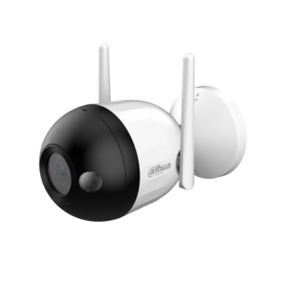 كاميرا مراقبة من Dahua، موديل F2C-LED، بدقة 2MP Full HD 1080p، وميزة الرؤية الليلية الملونة بالكامل Full-Color