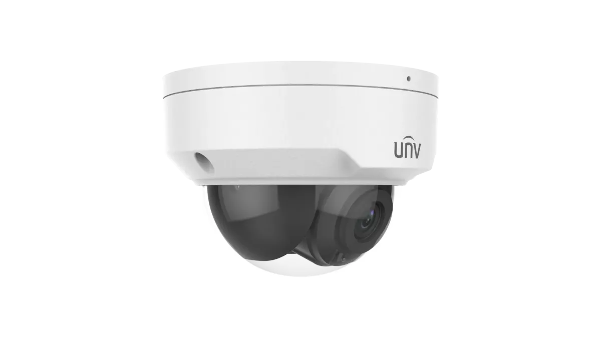 كاميرا UNV IPCAM IPC322LB-ASF28K-A بدقة 2 ميجابكسل وعدسة 2.8 مم تعمل بالأشعة تحت الحمراء، ذات قبة ثابتة