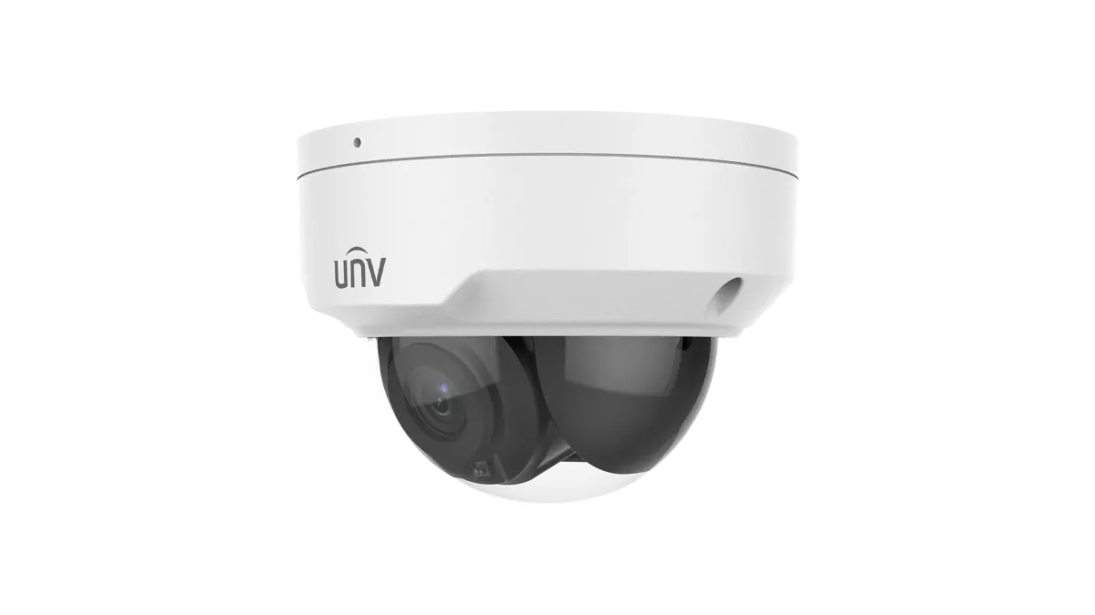 كاميرا UNV IPCAM IPC322LB-ASF28K-A بدقة 2 ميجابكسل وعدسة 2.8 مم تعمل بالأشعة تحت الحمراء، ذات قبة ثابتة