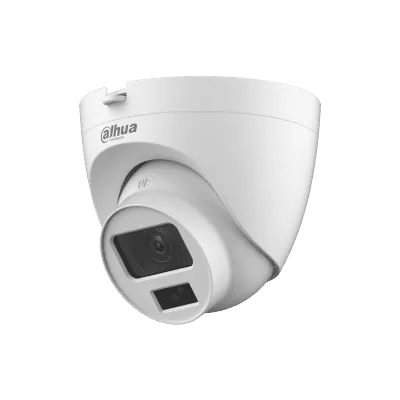 HDW1200CLQP-IL-A، دقة 2 ميجابكسل (1080p)، مع ضوء ذكي مزدوج للرؤية الليلية الملونة
